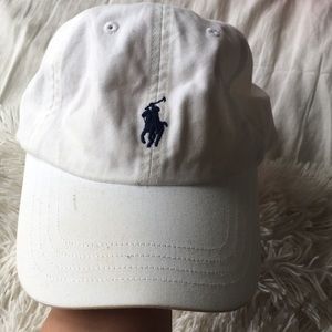 White polo hat
